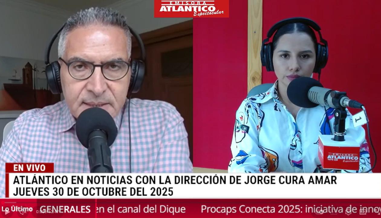 Transmisión de Atlántico en Noticias.