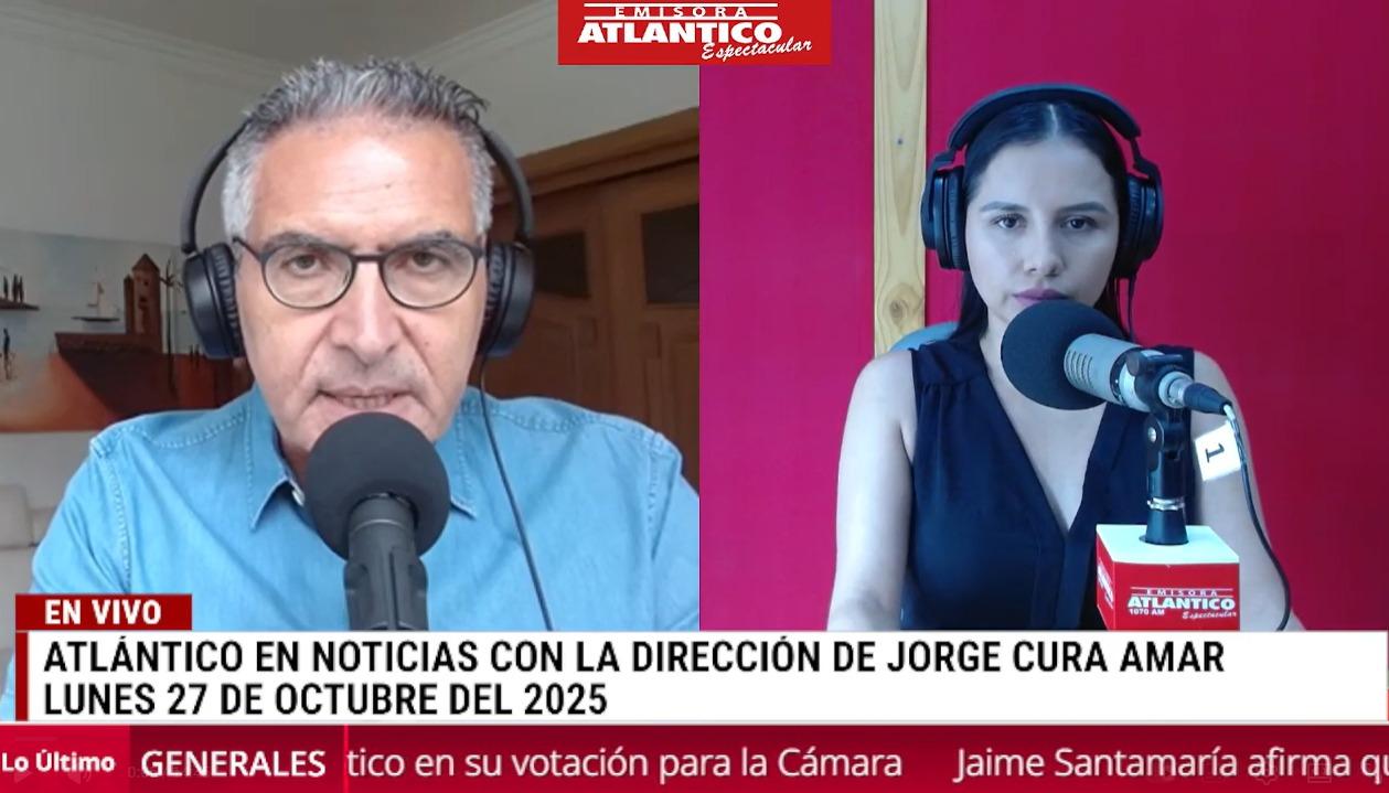 Transmisión de Atlántico en Noticias.