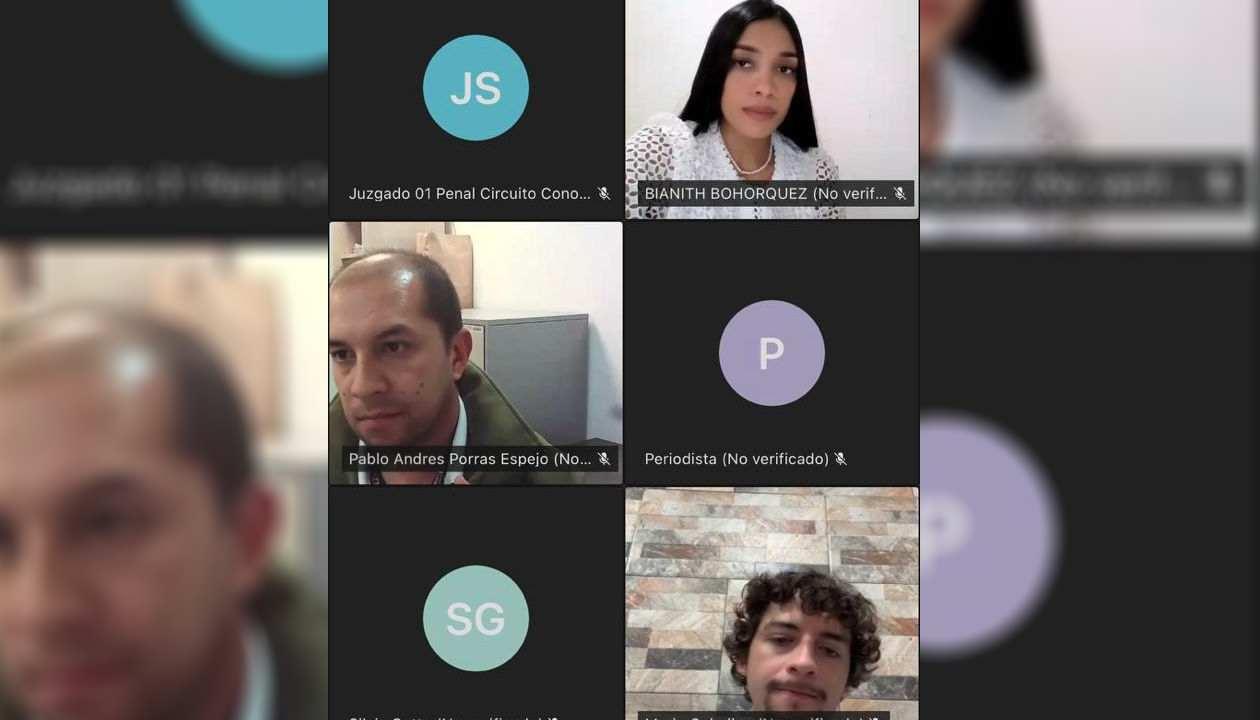 La abogada Bianith Bohórquez, defensa de Silvia Gette, durante la audiencia de alegatos finales.