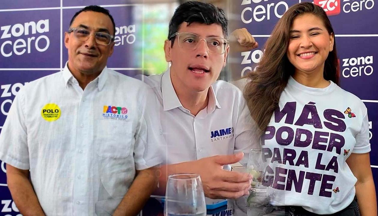 Antonio Bohórquez, Jaime Arturo Santamaría Acosta y Andrea Carolina Vargas De La Hoz.