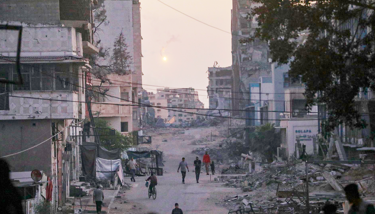 Calles de Gaza, Palestina.