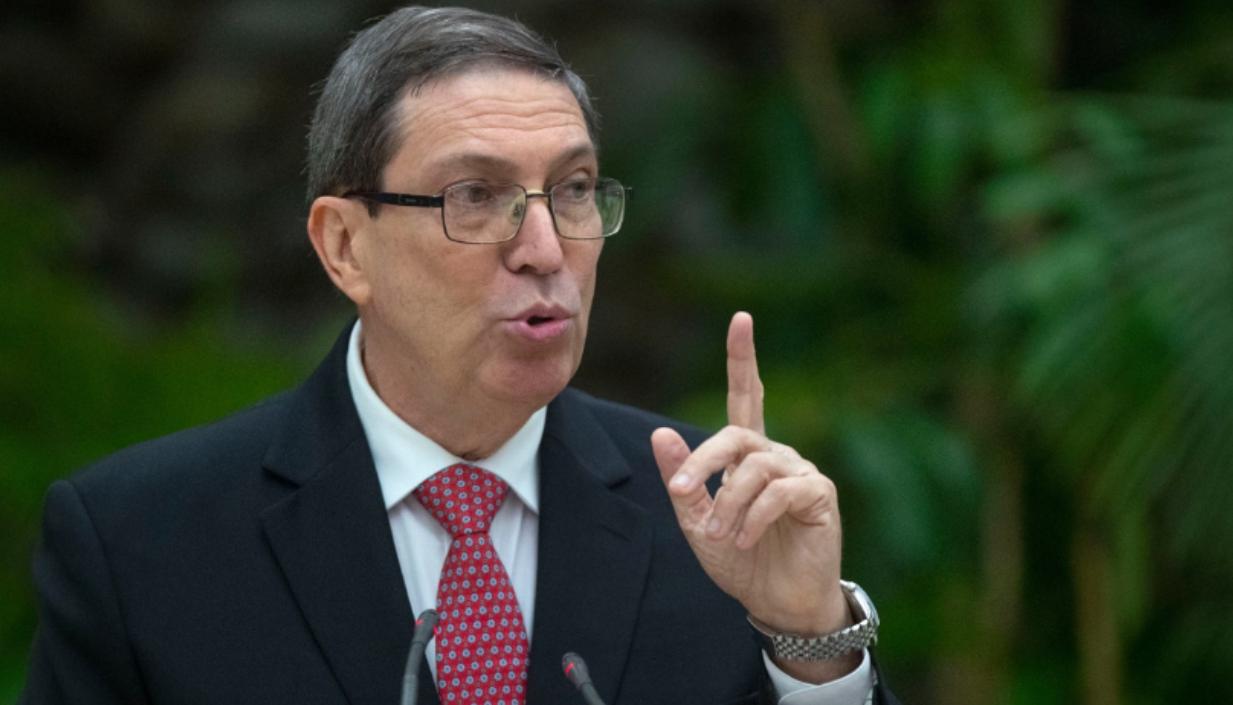 El canciller cubano, Bruno Rodríguez.