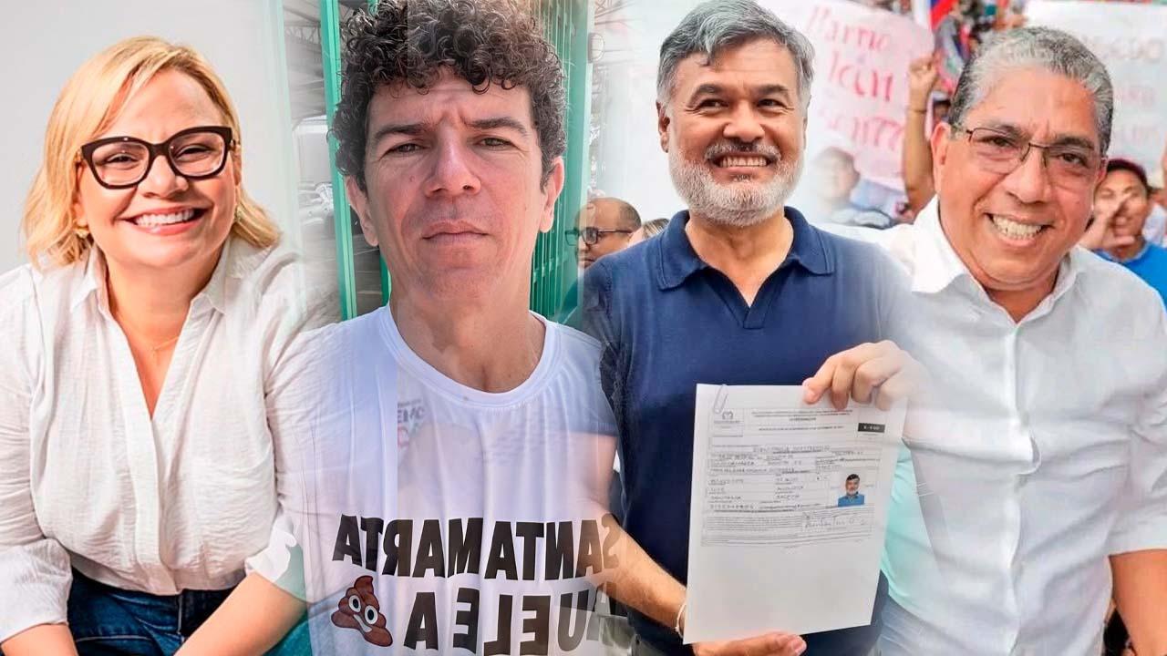 María Margarita Guerra, el 'Mono' Martínez, Luis Augusto Santana y Rafael Emilio Noya.