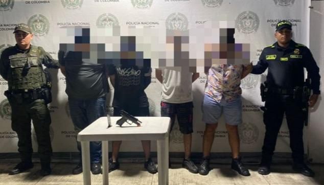 Capturados en Santa Marta. 