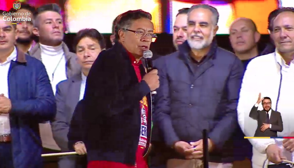 Gustavo Petro, Presidente de Colombia. 