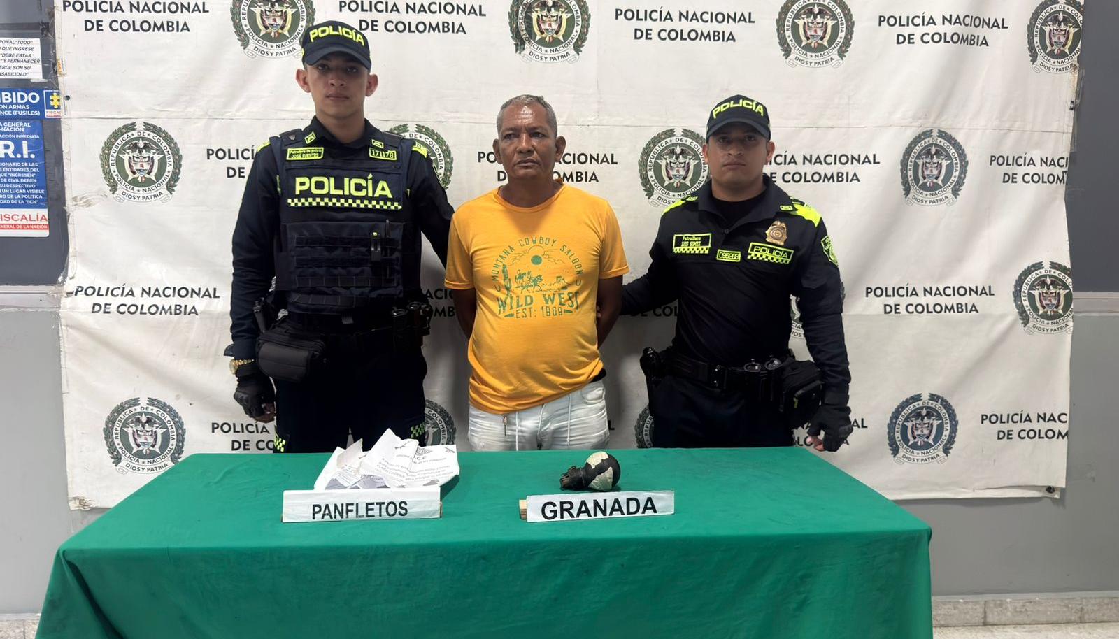 El hombre fue conducido por la Policía a la URI de la Fiscalía. 