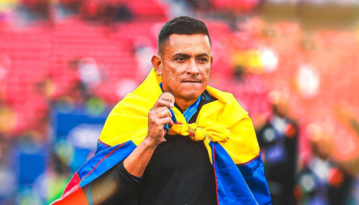 César Torres, técnico de la selección Colombia Sub 20. 
