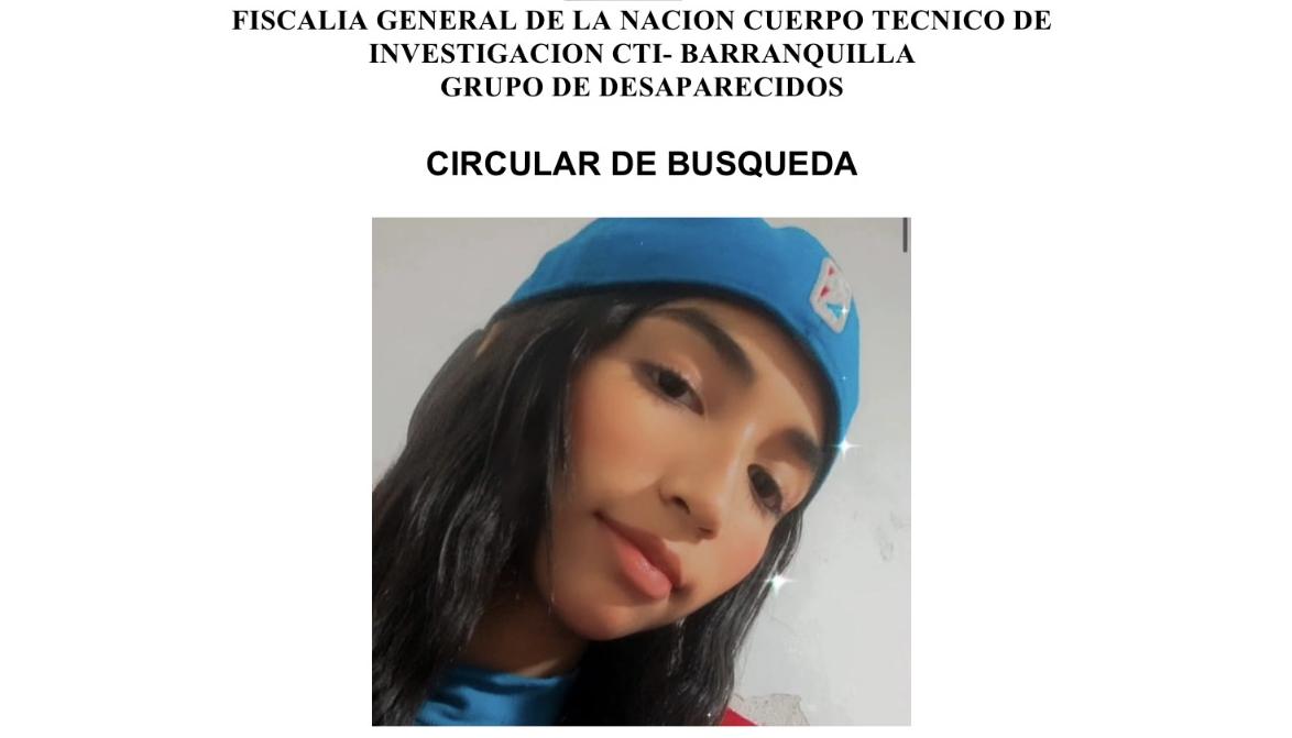 La menor Keren Luciana Madariaga Jiménez.