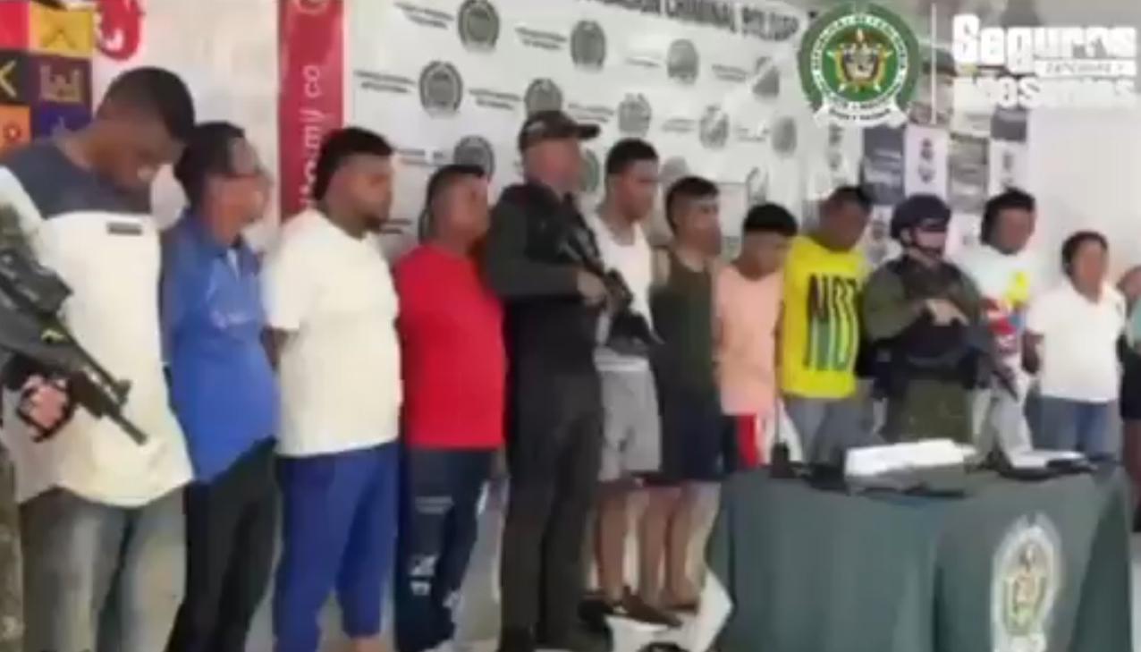 Capturados presuntos integrantes del 'Clan del Golfo'. 