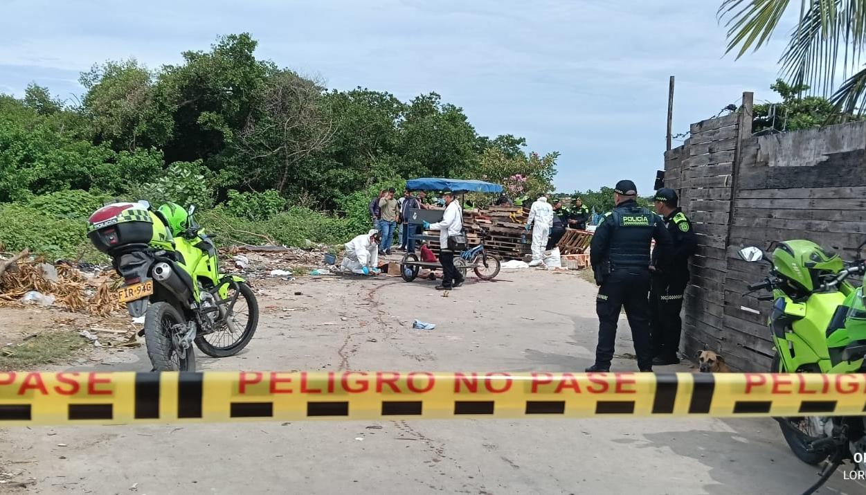 Homicidio en el barrio Las Flores.