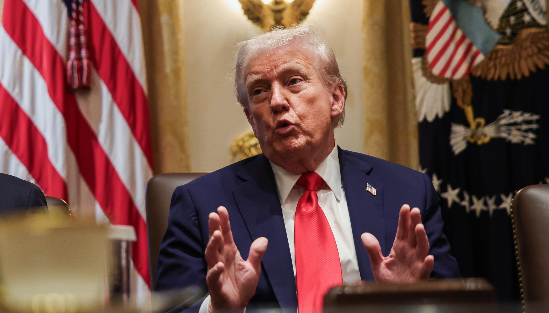 El Presidente de Estados Unidos, Donald Trump.