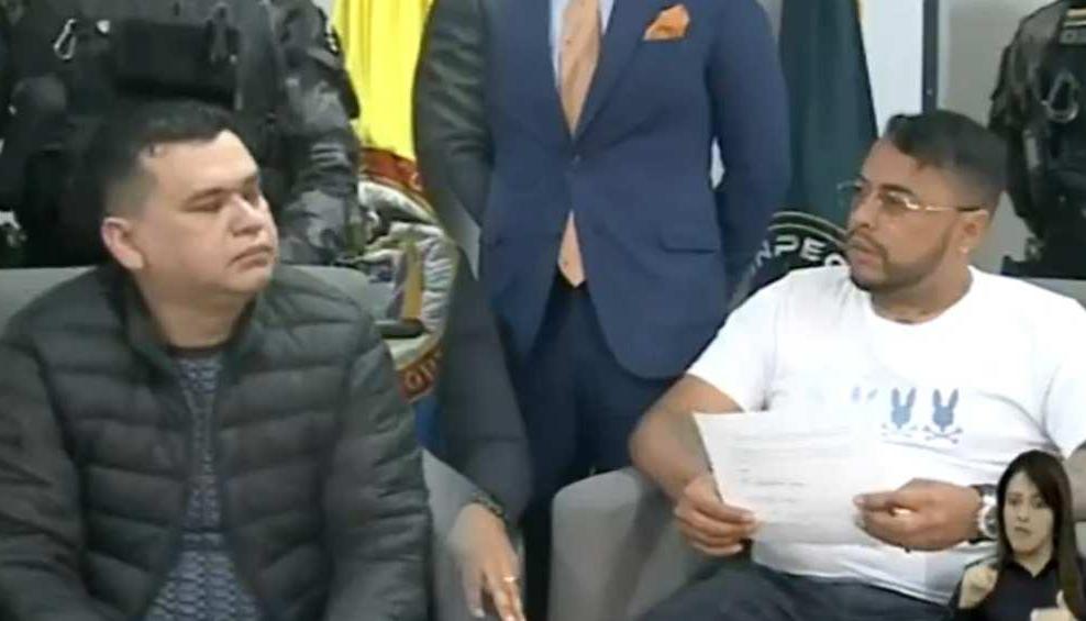 Digno Palomino y Jorge Eliécer Díaz Collazos, alias 'Castor'.