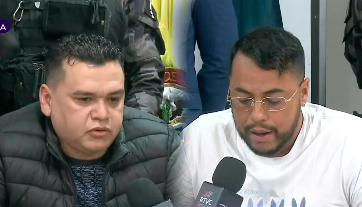 Digno Palomino y Jorge Eliécer Díaz Collazos, alias 'Castor'. 