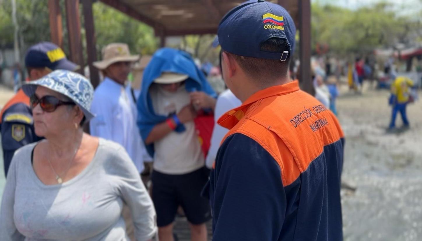 Operativo de la Dimar.