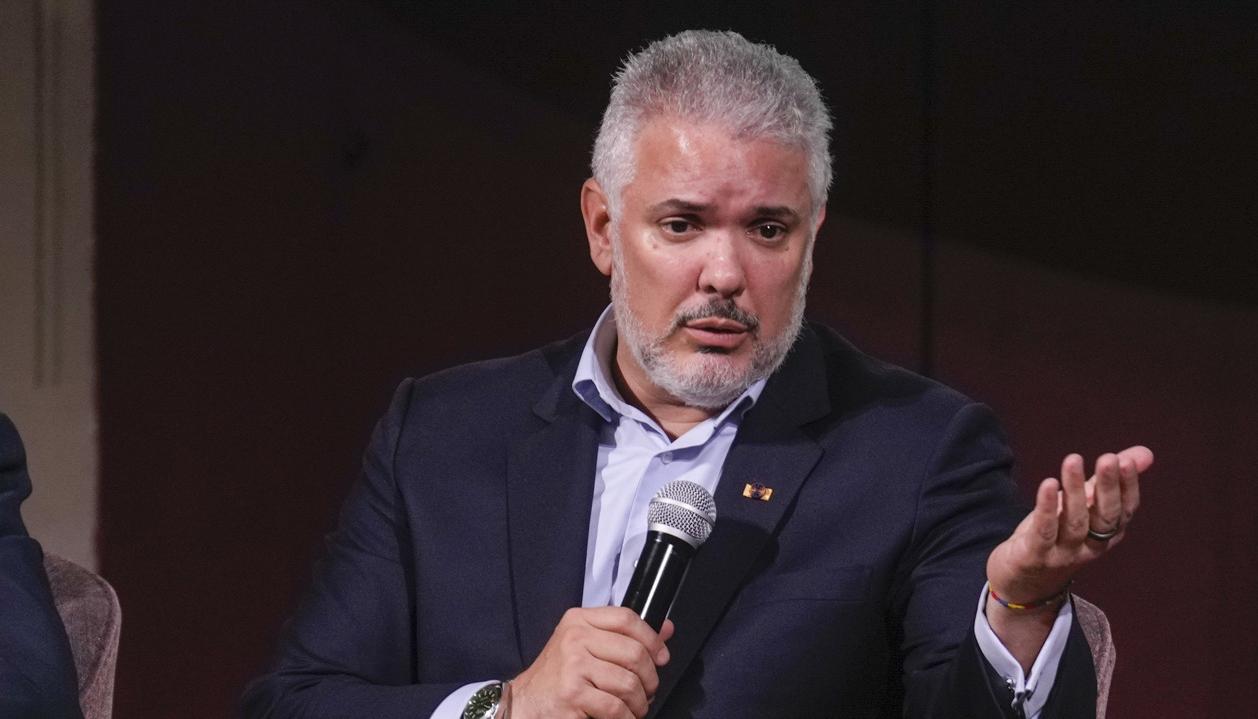 El expresidente colombiano Iván Duque.