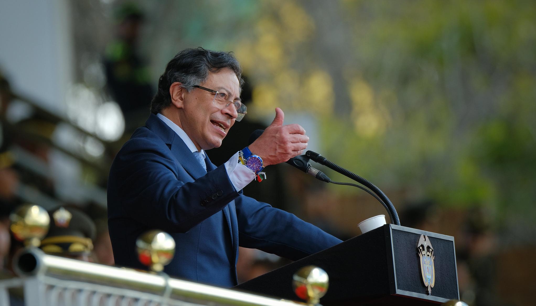 El Presidente Gustavo Petro.