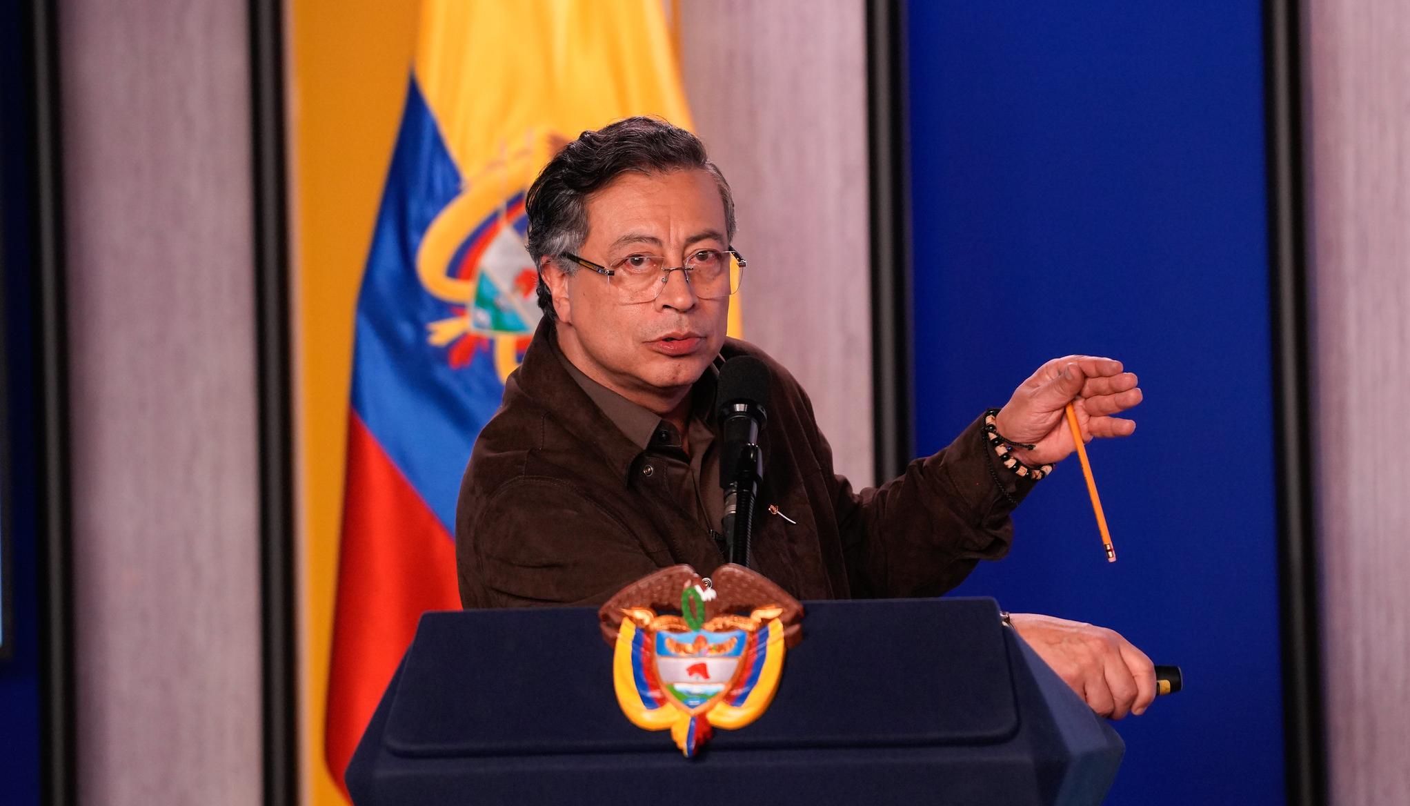El Presidente Gustavo Petro.