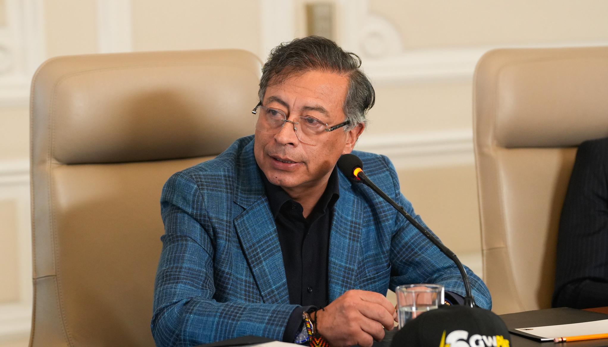 El Presidente Gustavo Petro.