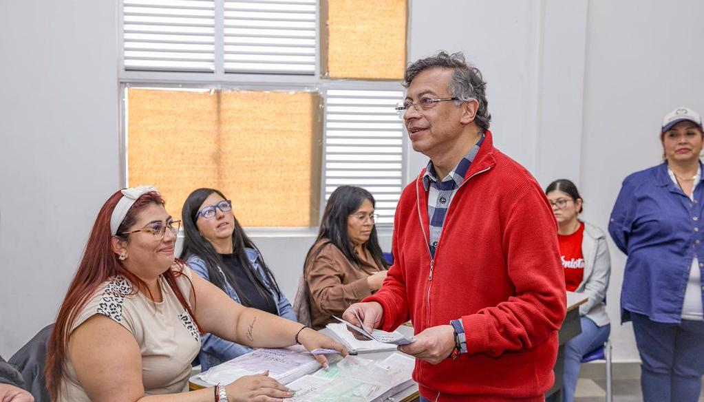 El Presidente Gustavo Petro.