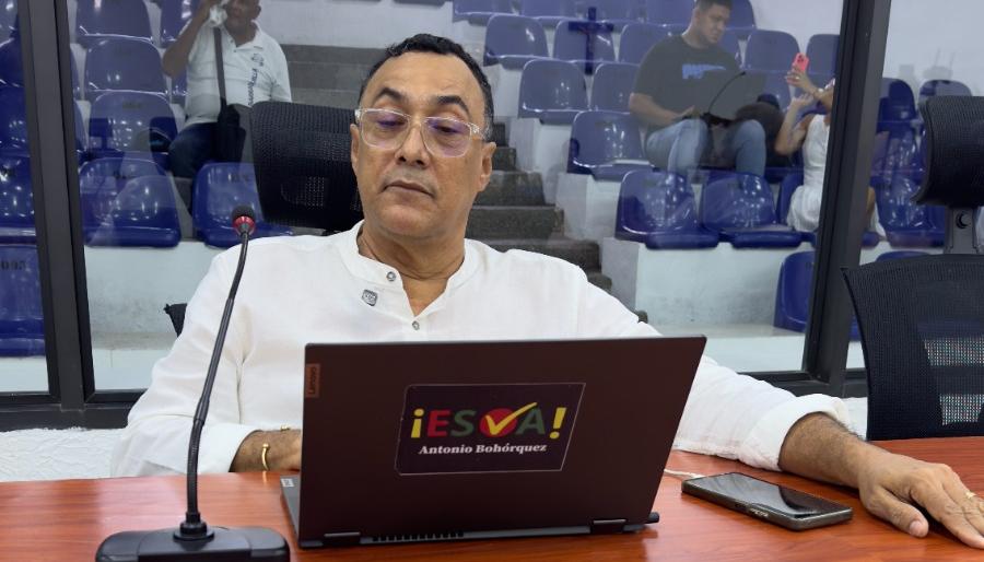 El concejal Antonio Bohórquez.