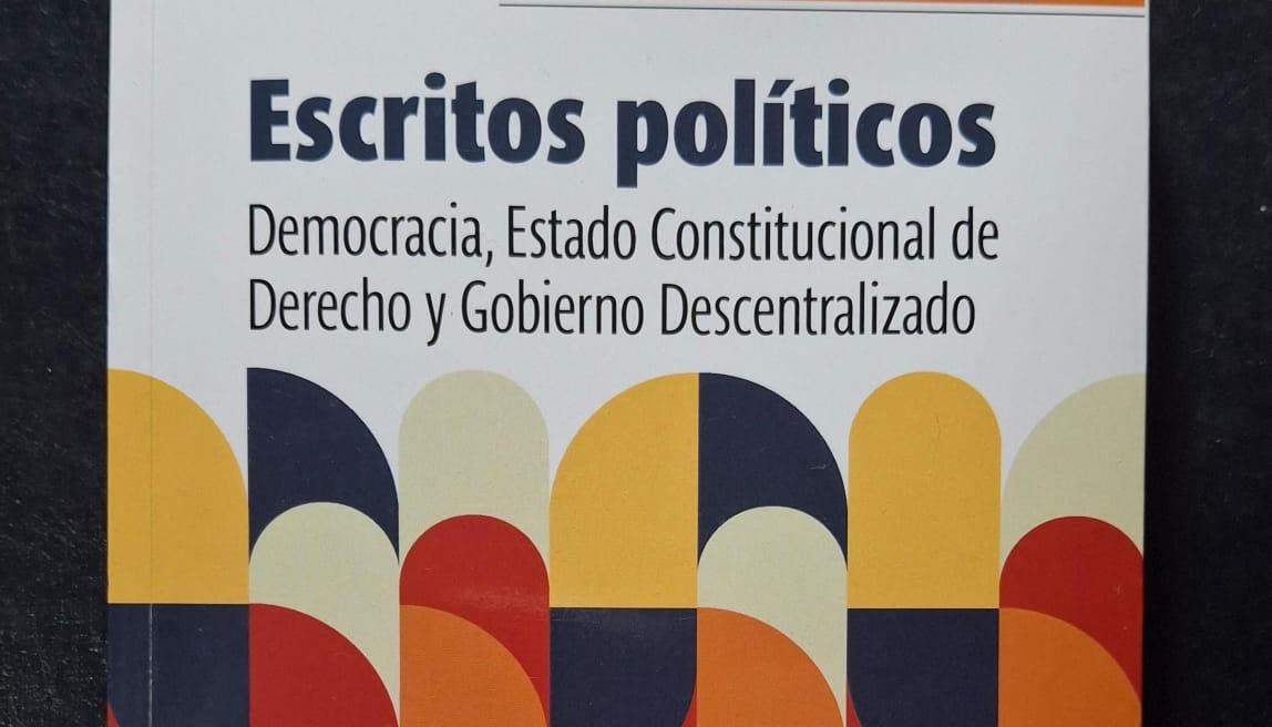 Portada del libro "Escritos políticos", del abogado Juan Pabón.