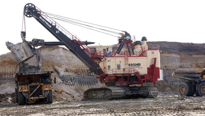 Extracción de carbón.