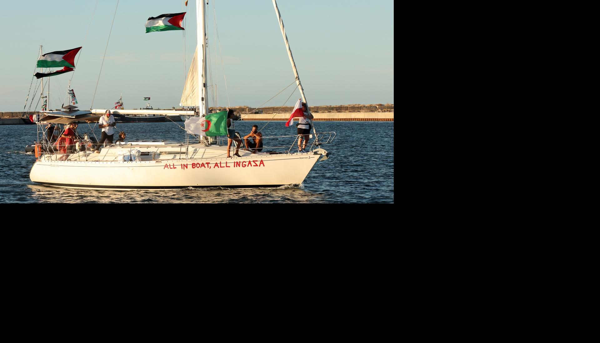 Barco de la Flotilla Global Sumud (GSF).