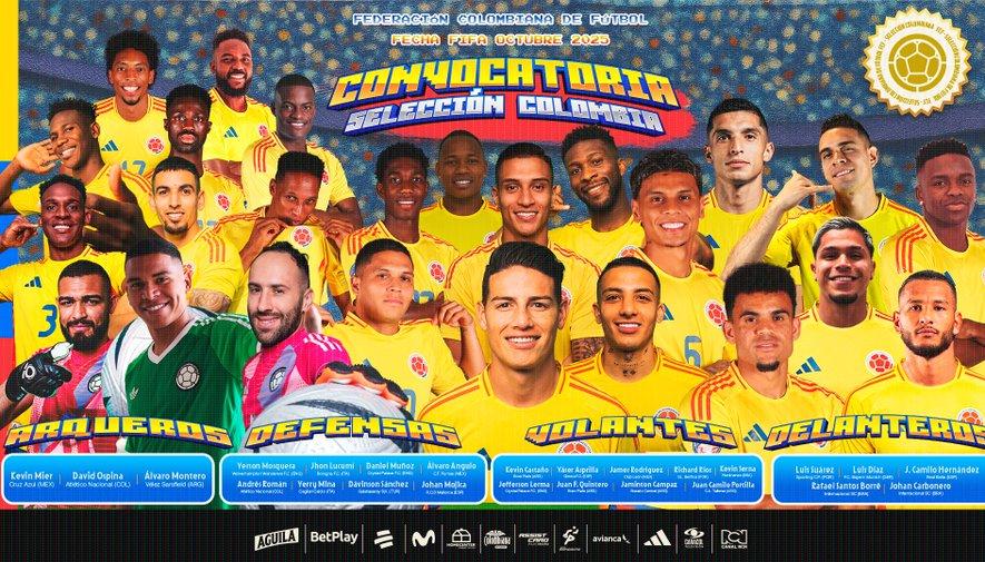 Convocatoria de la Selección Colombia.