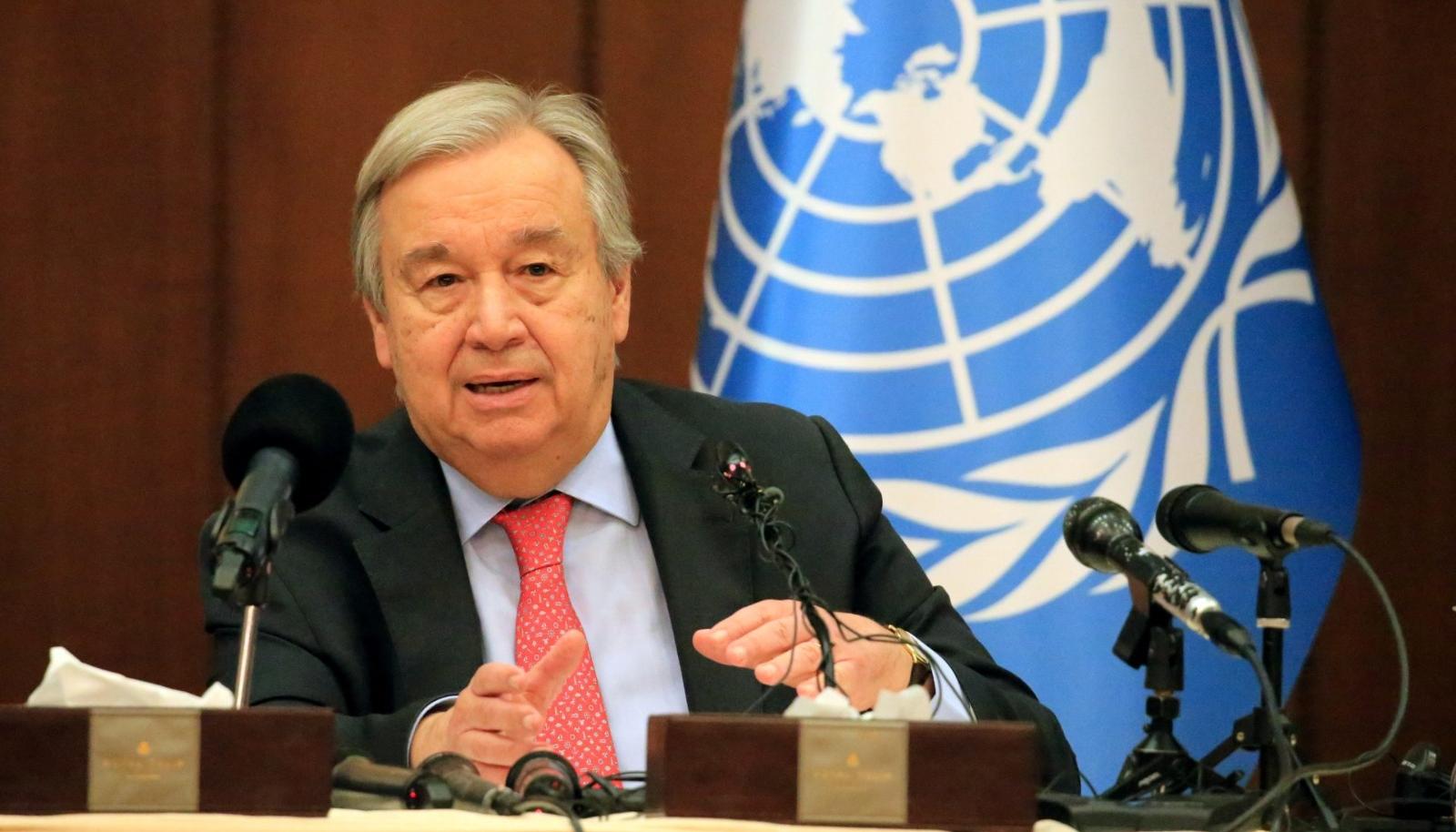El secretario general de la ONU, António Guterres.