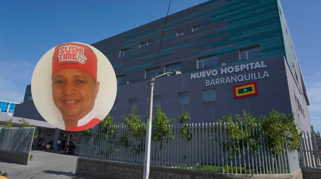 Jaime Ruiz Buelvas se encuentra en el Nuevo Hospital General de Barranquilla. 