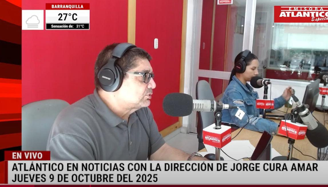 Transmisión de Atlántico en Noticias.