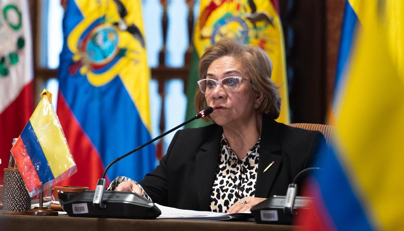 La canciller Rosa Villavicencio.