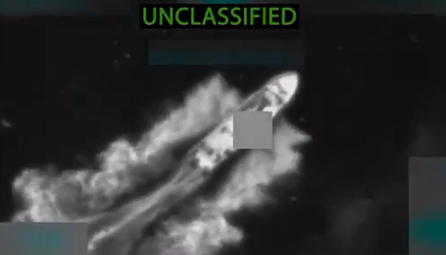 Una de las supuestas lanchas atacadas.