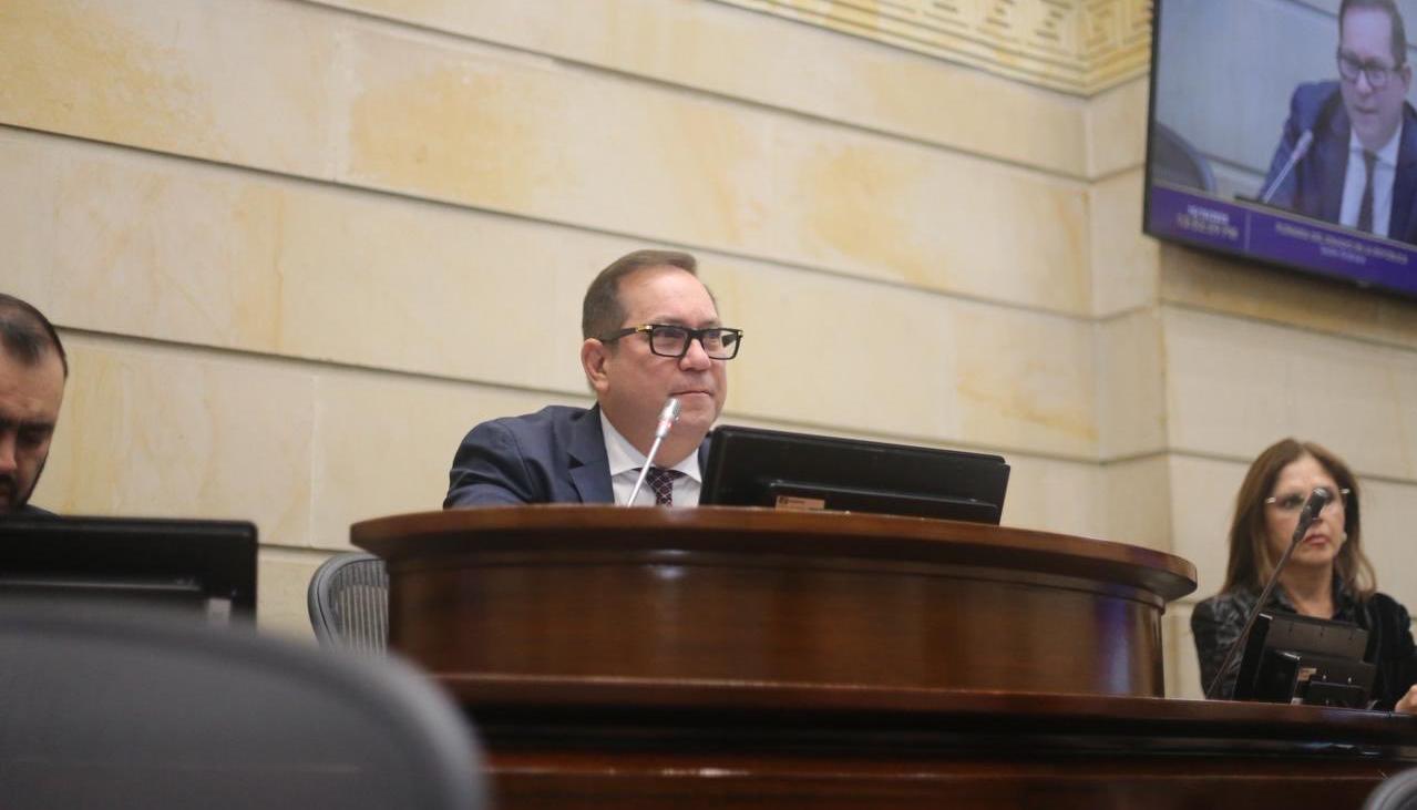 Lidio García, presidente del Senado