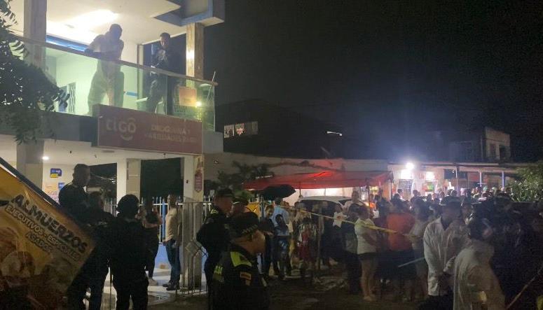 La masacre ocurrió en el segundo piso de este edificación. 