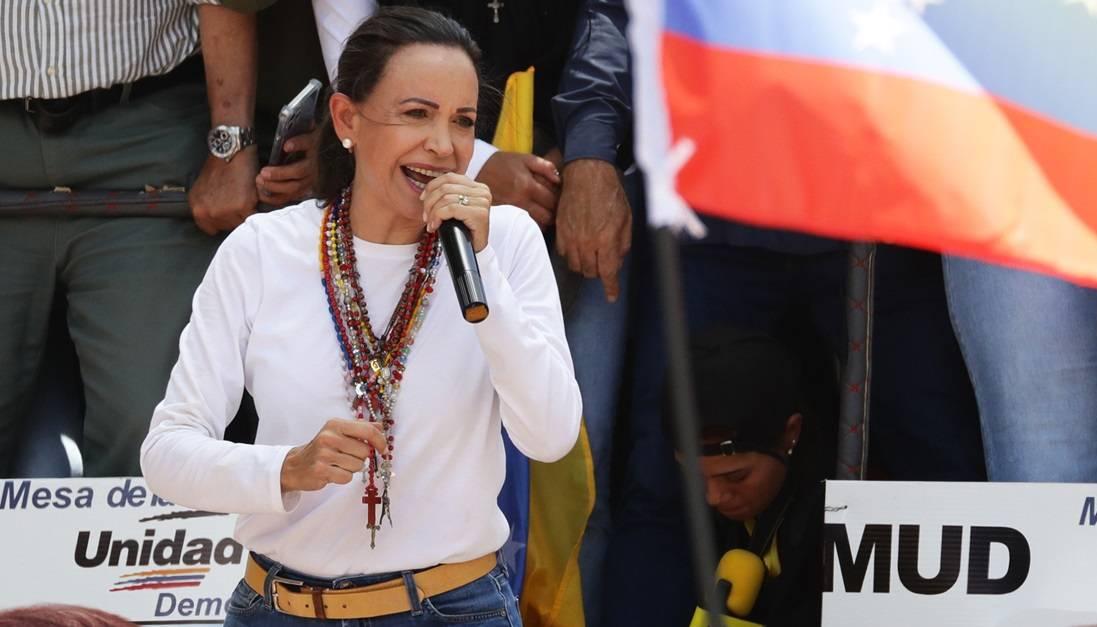 La líder opositora venezolana María Corina Machado.