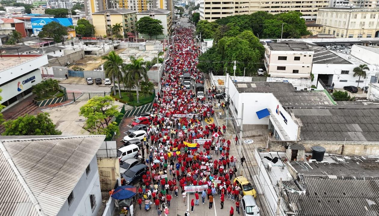 Marchas en Barranquilla. 