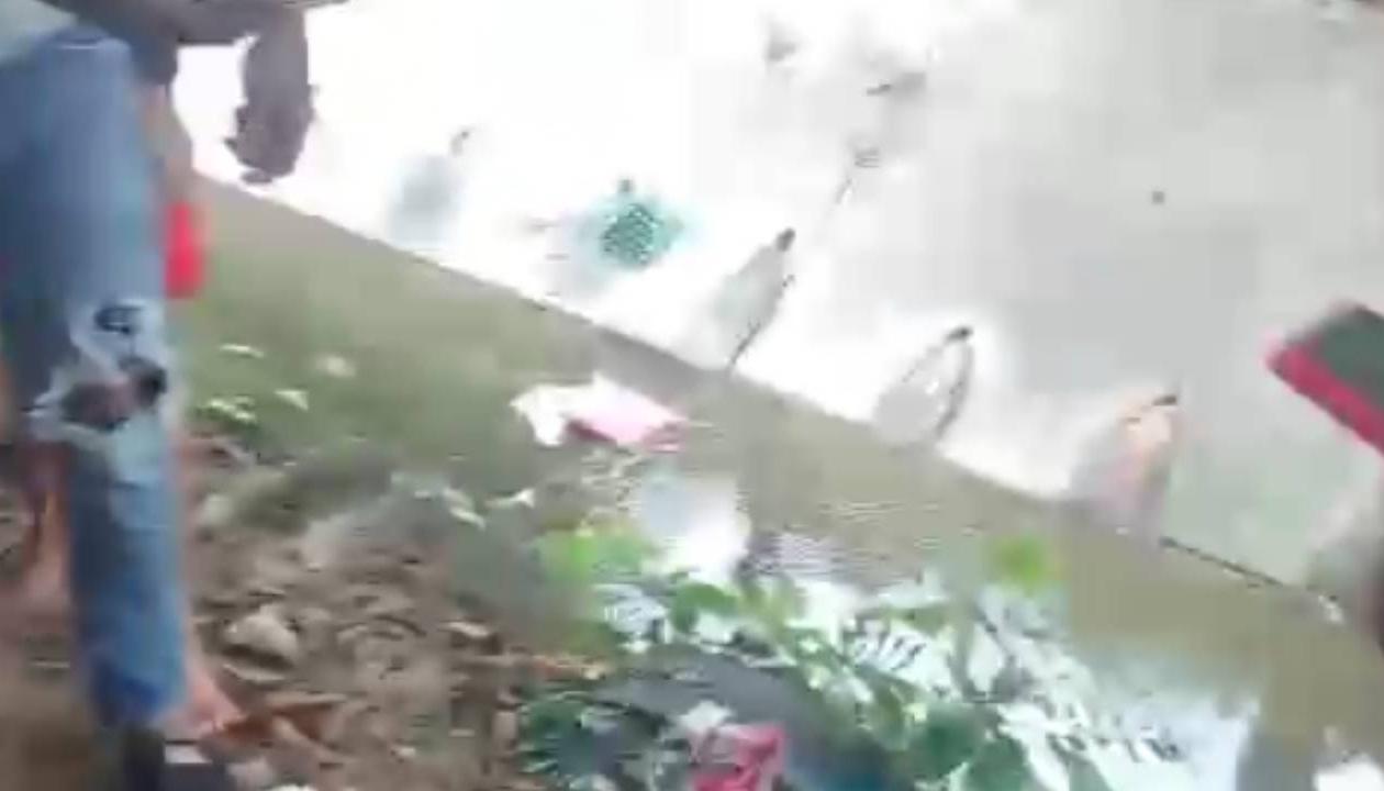 Lugar donde sucedió el crimen.