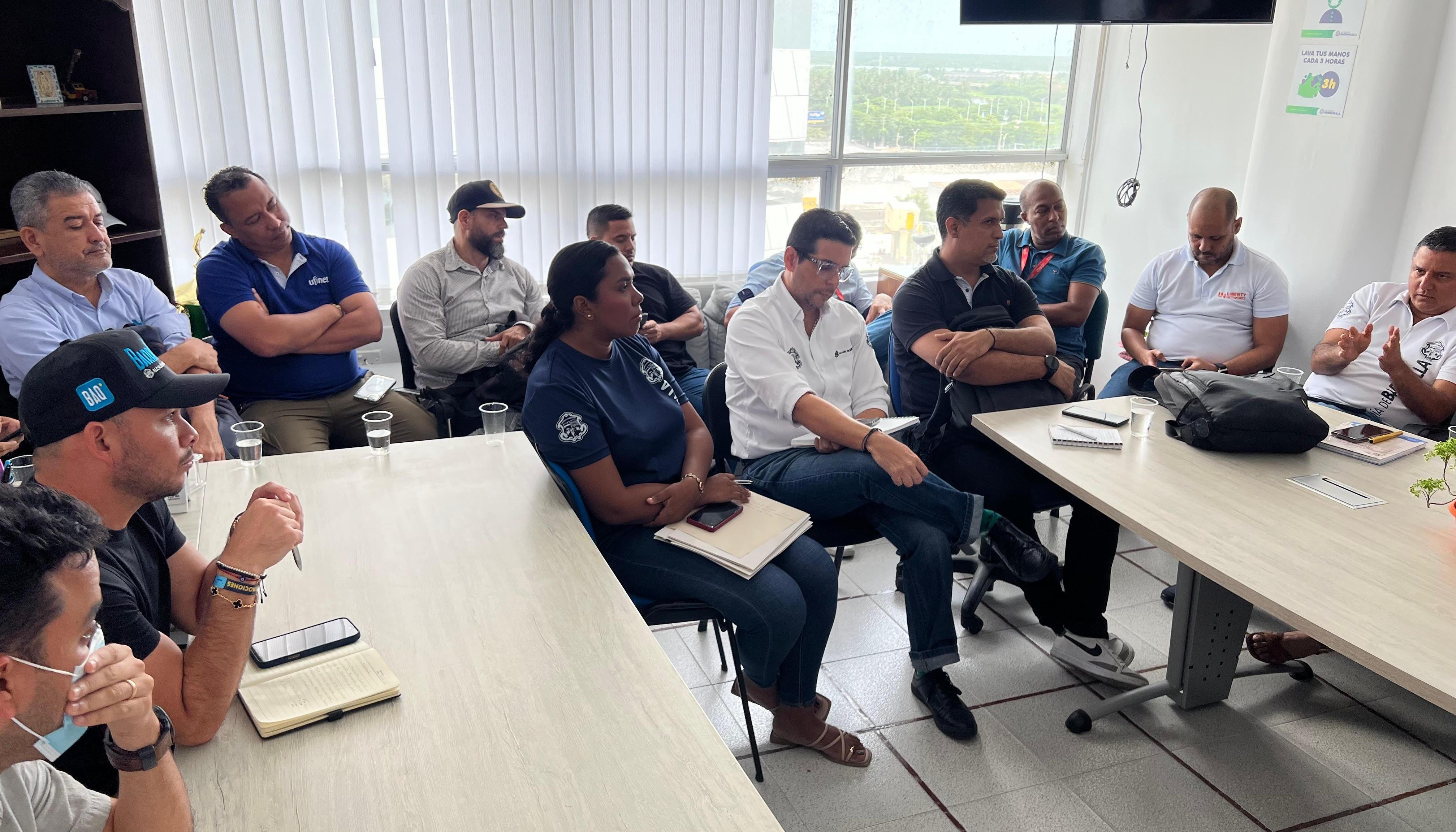 Mesa técnica por cableado aéreo.