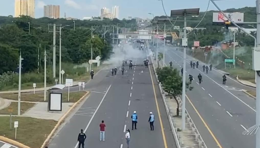 MinInterior denuncia “fuerza desproporcionada”