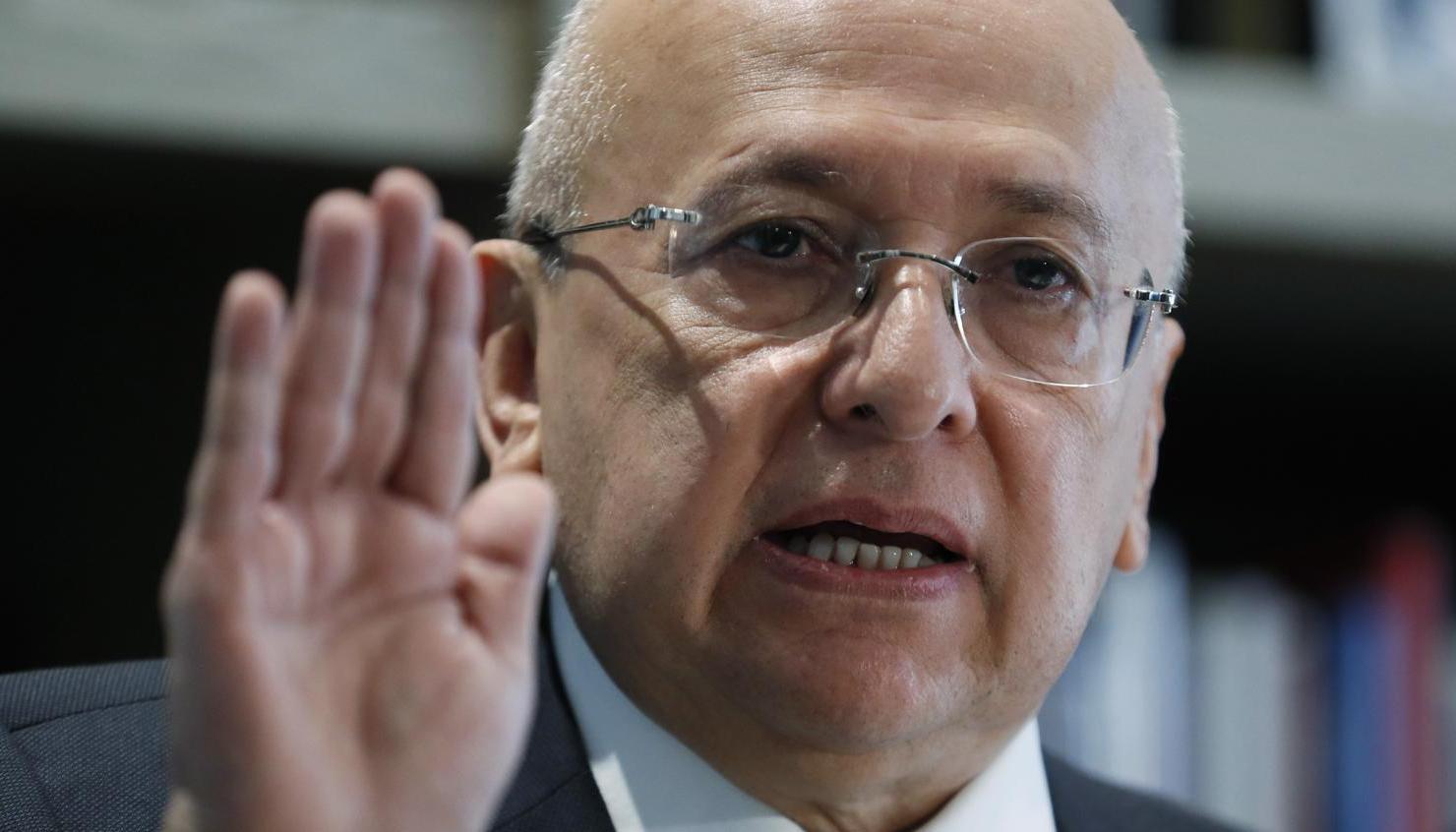 Eduardo Montealegre, ministro de Justicia. 