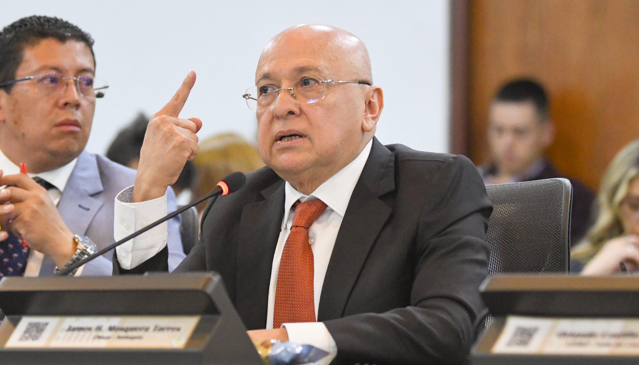 Ministro de Justicia y del Derecho, Eduardo Montealegre Lynett.