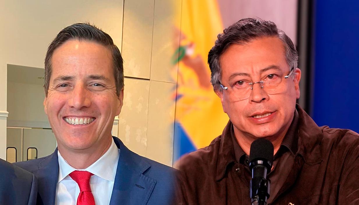 Bernie Moreno y Gustavo Petro.