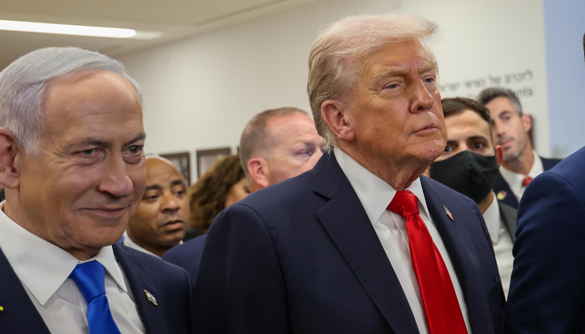 Netanyahu y Trump.