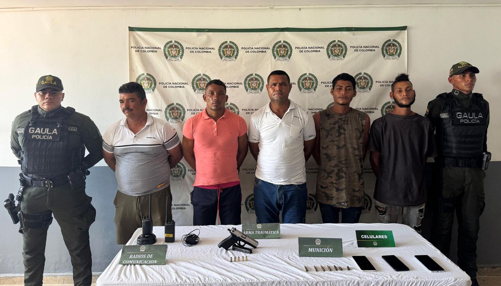 Capturados presuntos integrantes de 'Los Pachencas'. 