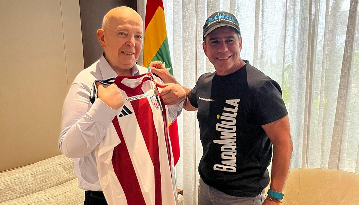 El Consejero Comisionado Otty Patiño y el Alcalde Alex Char.