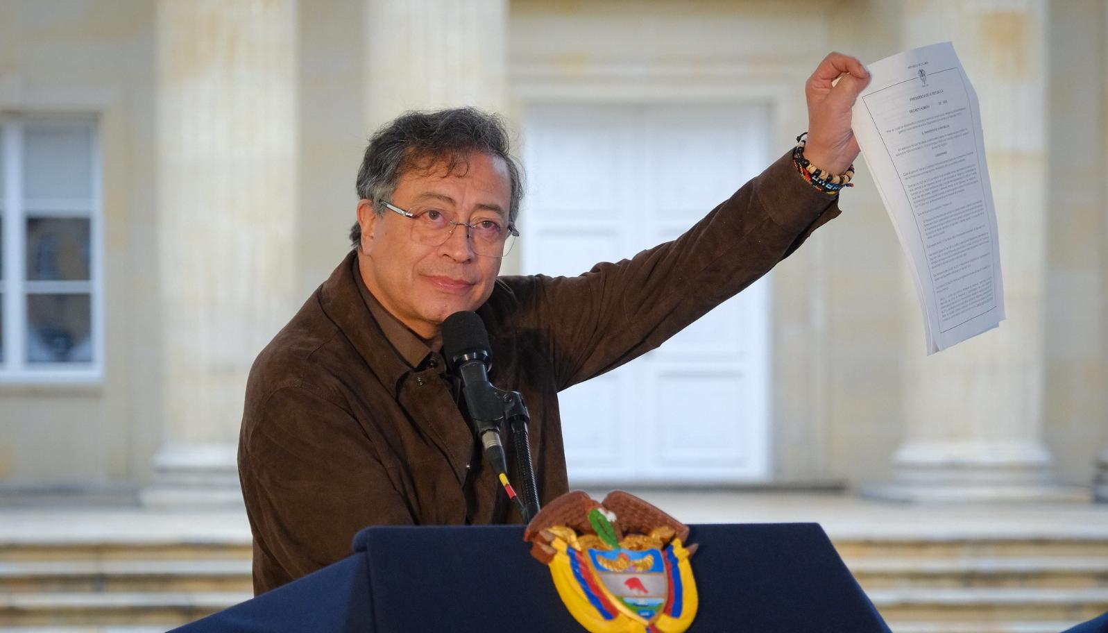 Gustavo Petro, presidente de la República. 