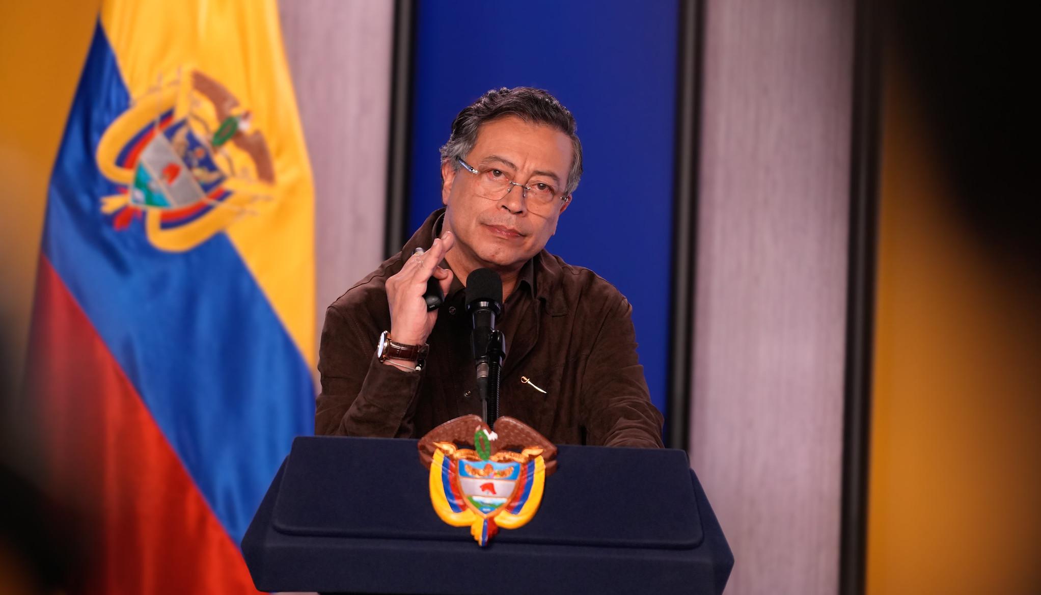 El Presidente Gustavo Petro.