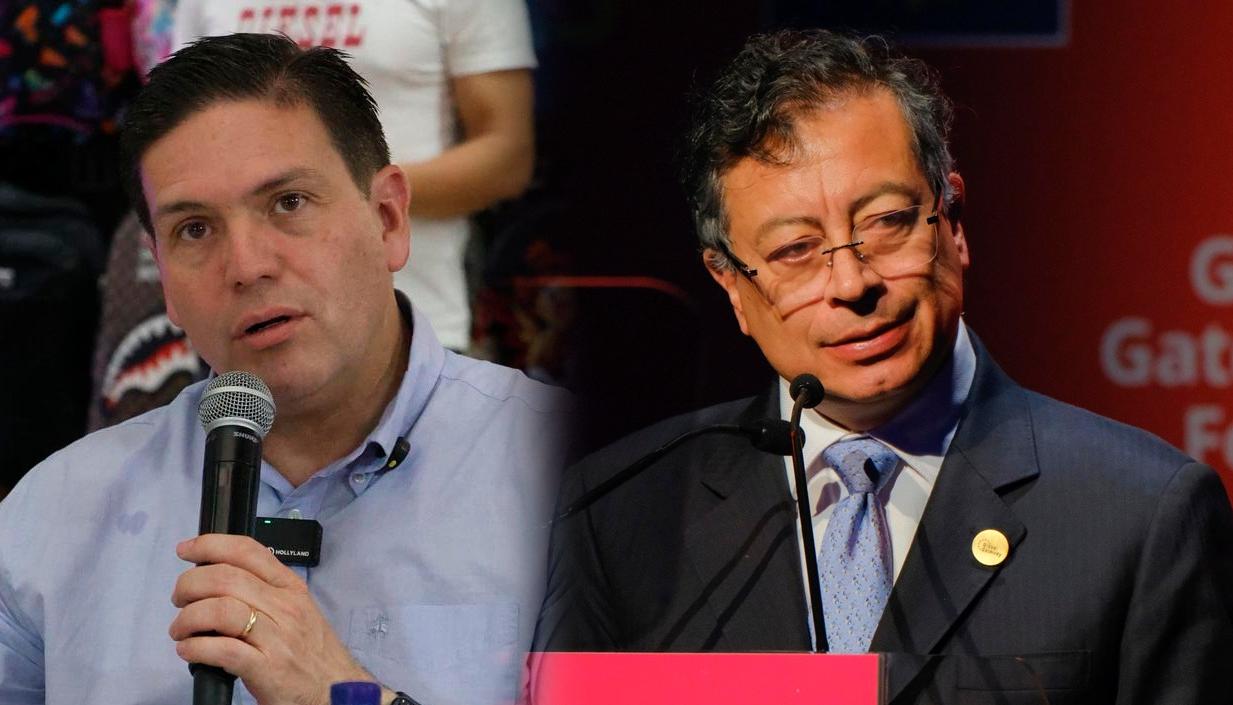 Juan Carlos Pinzón y Gustavo Petro.