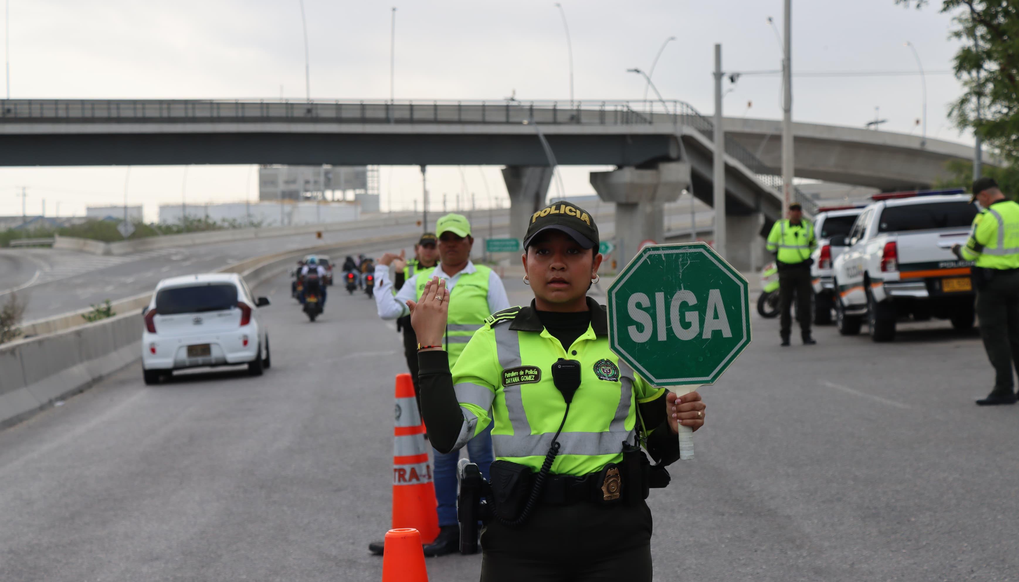 Policía de Tránsito.